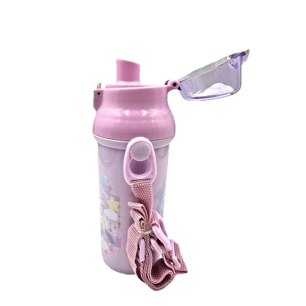 Disney Minnie Mouse Purple Water Bottle With Strap Japan Exclusive 16oz BPA Free